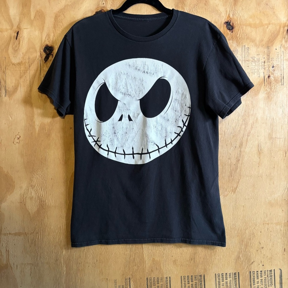 Disney Tim Burton The Nightmare Before Christmas Size M Black T-Shirt